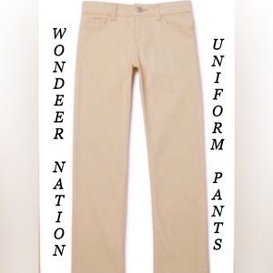 Wonder Nation *school uniform Girls’ Straight Leg Denim Jeans size 16 NWT